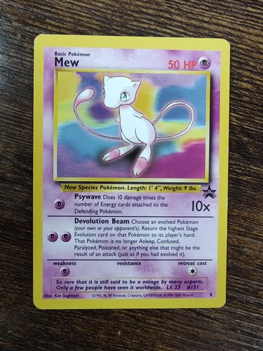 Pokemon mew promo raro - -,