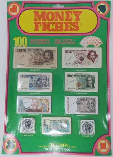 Blister money fiches 100 - blister,