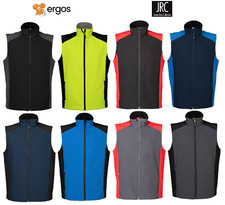 JRC Gilet CAMPIGLIO Smanicato Soft Shell Impermeabile Giubbotto Zip Intera Uomo