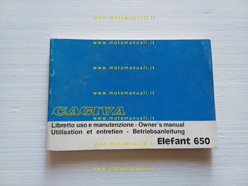 Cagiva elefant 650 1986 - elefant,