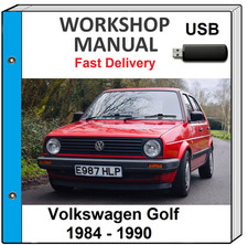 VOLKSWAGEN GOLF 1984 1985 1986