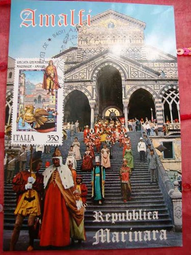Amalfi cartolina - amalfi,