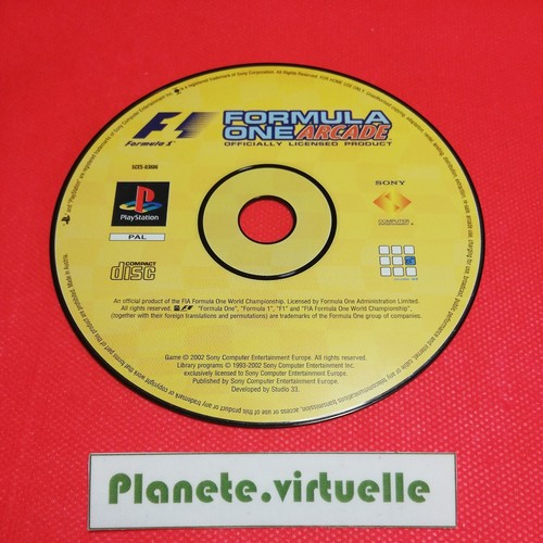 Formula one arcade playstation - formula,