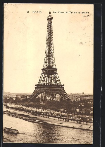 Cartolina parigi tour - la,