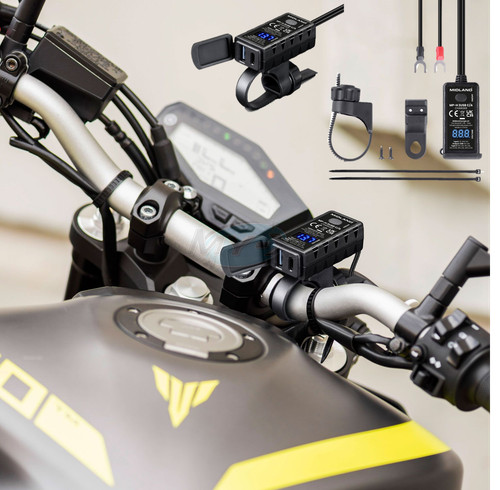 Caricatore moto con - da,