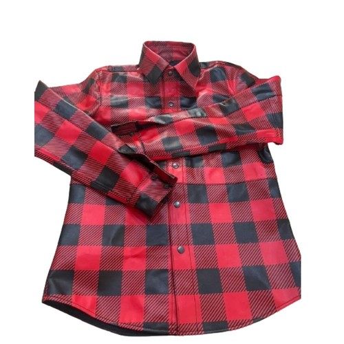 Camicia uomo vera pelle bovina