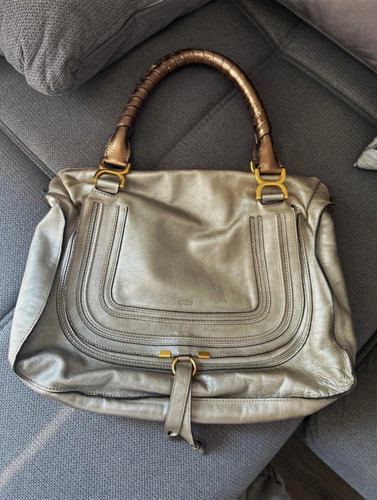 Borsa chloé marcie pelle - chloé,