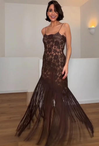 Zara abito con spalline in - abito,
