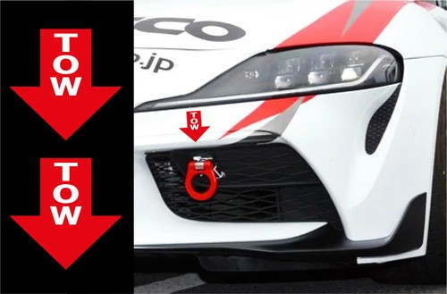 Tow hook arrow - 2, decal