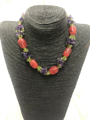 Collana girocollo pietre - girocollo,