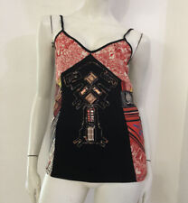 SAVE THE QUEEN Top nero rosso