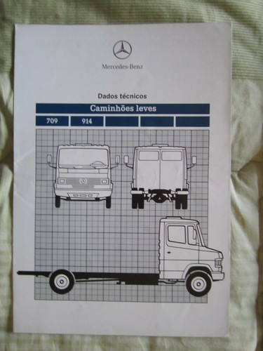 Opuscolo camion mercedes - camion, mercedes-benz