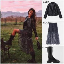 Zara woman faux - woman, leather