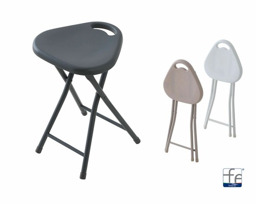 Sgabello pieghevole abs e - in,
