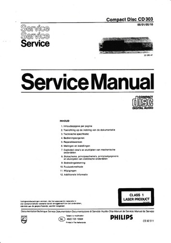 Manuale servizio in - manuale,