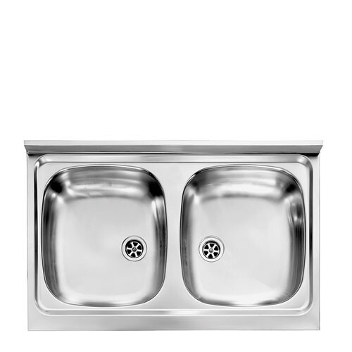 Lavello acciaio inox vasche - inox, 2