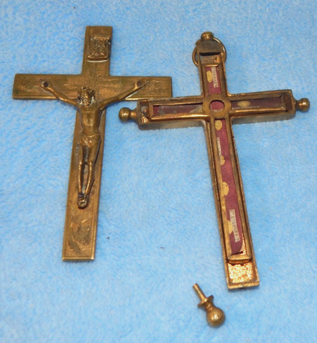 Reliquiario bronzo xix - reliquiario, in
