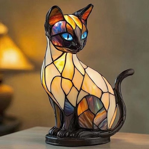 Lampada decorazione resina