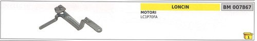 Leva regolatore giri loncin - leva,