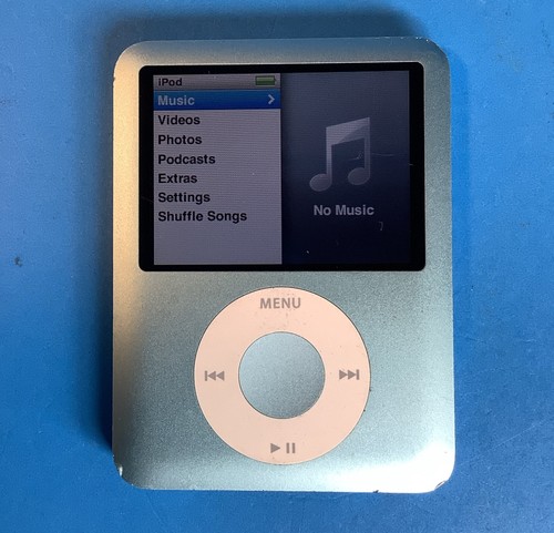 Blue 8gb ipod nano - blue,