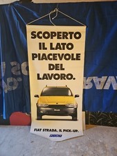 Fiat Strada Pick Up Espositore In Pvc Pubblicitario  Concessionaria Cm 200x90