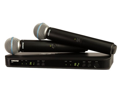 Shure blx288e beta58 doppio - blx288e,
