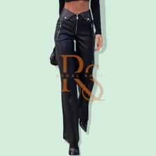 Pantaloni donna in vera pelle