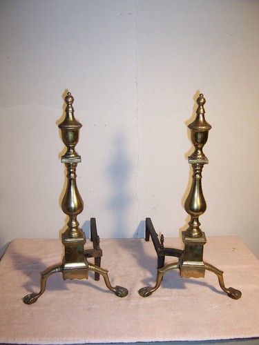 Coppia camini andirons vintage - camini,