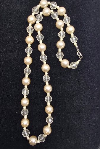 Collana perle finte - collana, di