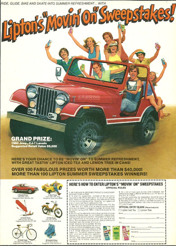 Jeep 1980 laredo lipton - jeep,