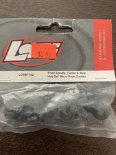Losi Set Mandrino Anteriore, Portapacchi e Mozzo Posteriore per Micro Rock Crawler