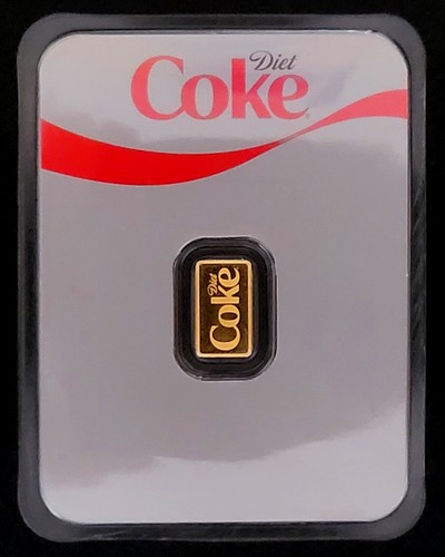 Pamp diet coke lingotto - diet, oro