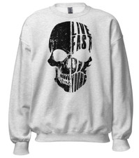 Felpa girocollo skull cafe