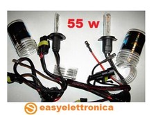 COPPIA LAMPADE H7  55W  BULBI RICAMBIO  KIT XENON XENO 6000K LUCE HID LAMPADINA 