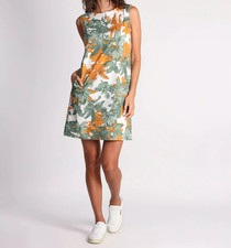 Abito in cotone a fantasia