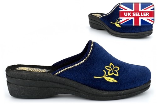 Pantofole con zeppa donna - con,