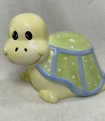 Ceramic turtle coin bank - turtle,