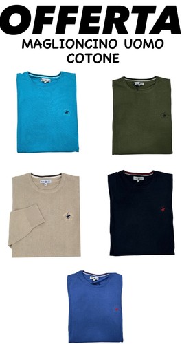 Maglia uomo girocollo cotone - , 5