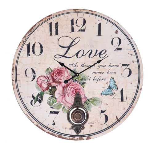 Orologio muro tondo pendolo - da,
