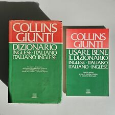 Dizionario Italiano-Inglese - Con Guida - Collins Giunti - 1995 - TRACCIATA!