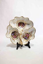 Antipastiera in porcellana lustro perla – Angelica Kauffman, decorazioni firmate