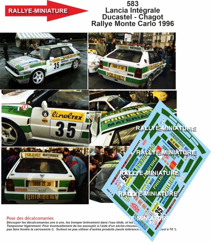Decals ref 0583 lancia - decals,