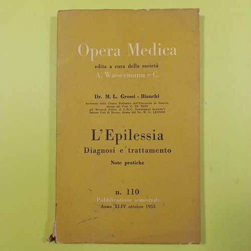 Opera medica epilessia - opera, l'epilessia