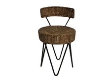 piccola sedia vintage rattan