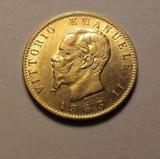Marengo oro Italia 20 Lire -