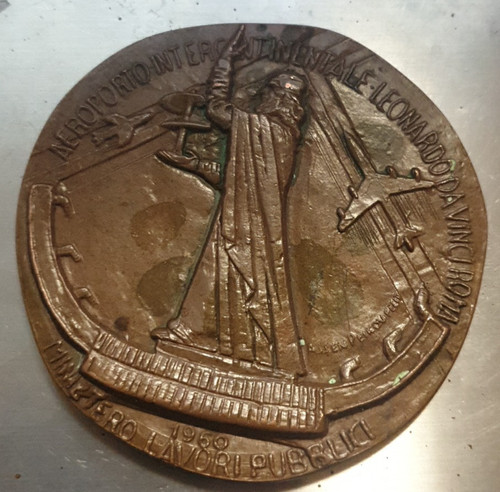 Medaglia fiumicino aeroporto - medaglia,