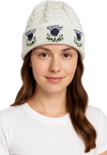 Cappello lana donna stile - -,