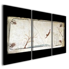 Stampa su tela Il Tuffatore quadro moderno affresco reperto etrusco paestum