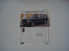 advertising Pubblicità 1993 RANGE ROVER LSE