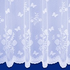 Tenda a rete bianca farfalla